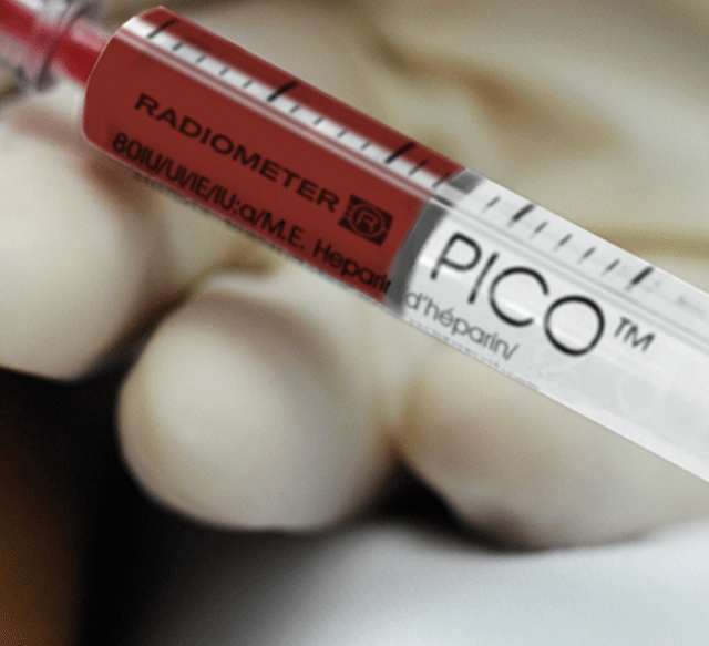 Syringes for arterial blood gas sampling PICO syringes